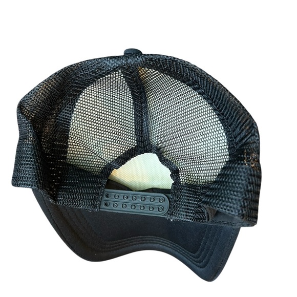 Carhartt Black and White Cap with Yellow Logo - Picture 3 of 4
